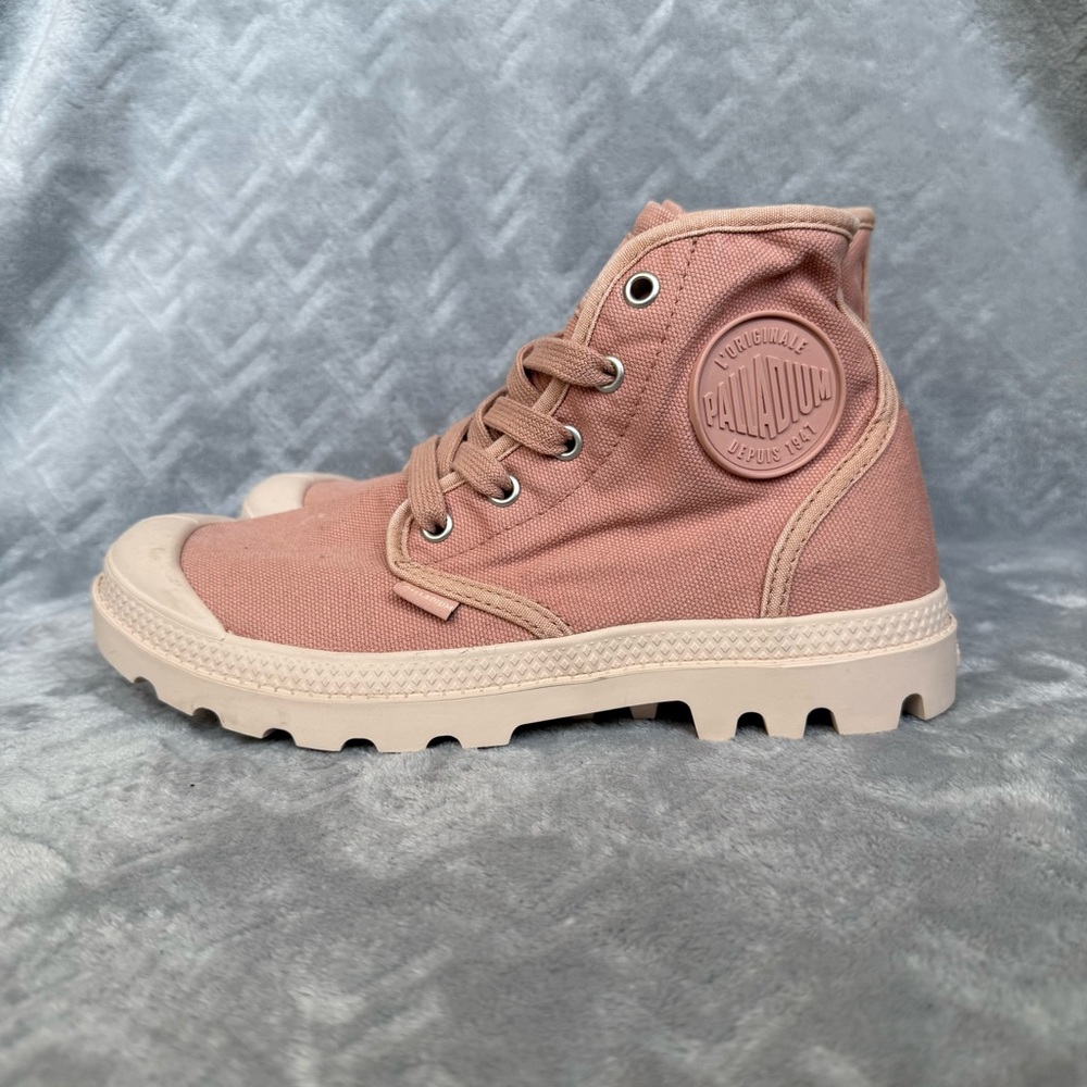 NWOT Pink Palladium Lace Up Pampa Hi Boots Womens Size 7 - Picture 7 of 7